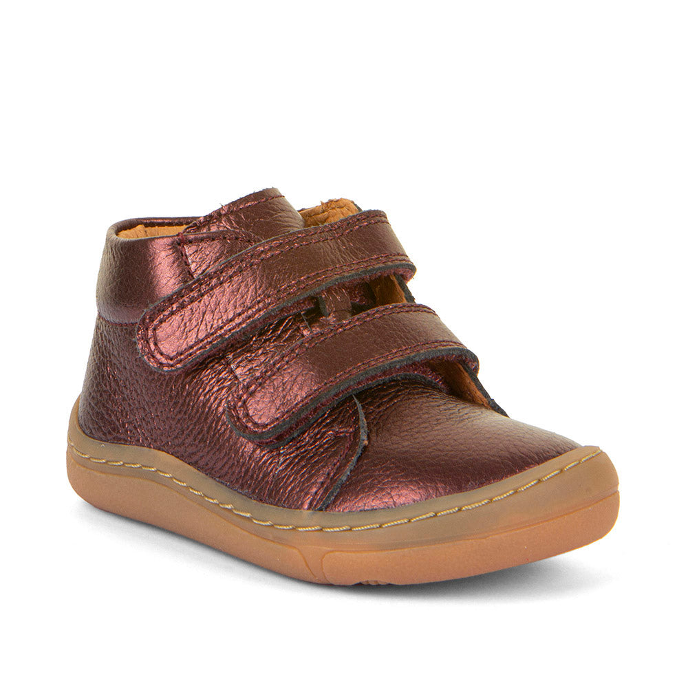 Botas Baja Barefoot Burdeos Brillante