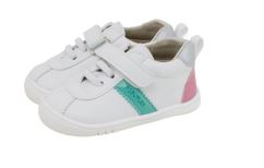 Deportivas Barefoot Combi Blanco - Aguamarina